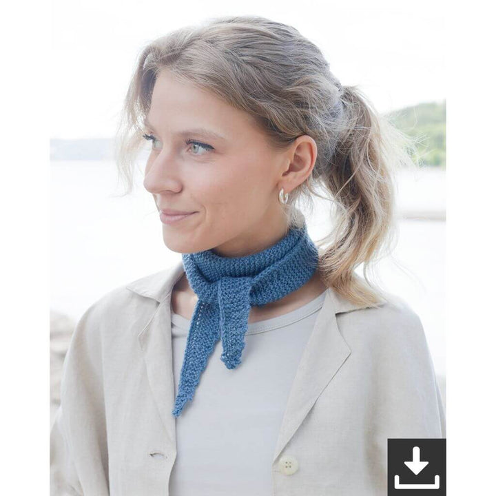 Drops Design Pattern Blueberry Hill Scarf Strickset - Drops (PDF) bei bei bei bei bei bei bei bei Lieblingsgarn