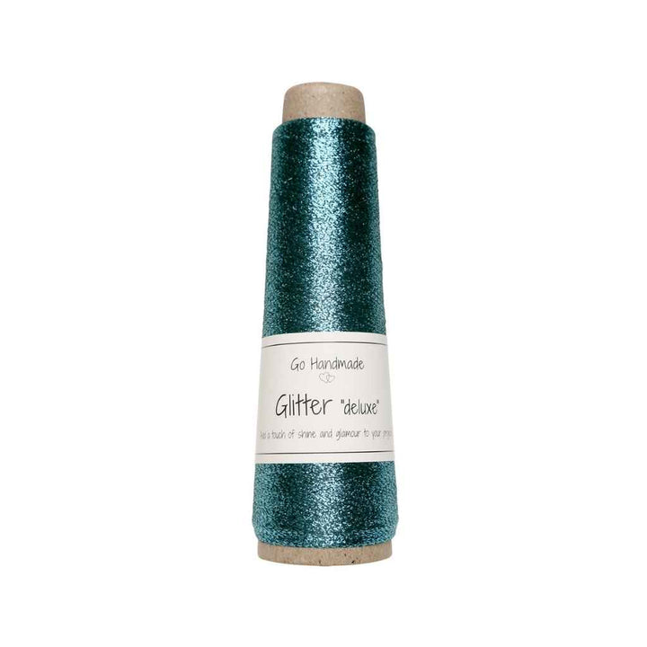 Go Handmade Yarn Glitter deluxe, Farbe Blue – Synthetik bei Lieblingsgarn