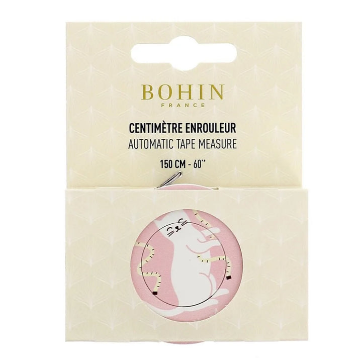 De Bondt B.V. Bohin Rollmaßband Katze Rosa bei bei bei bei Lieblingsgarn