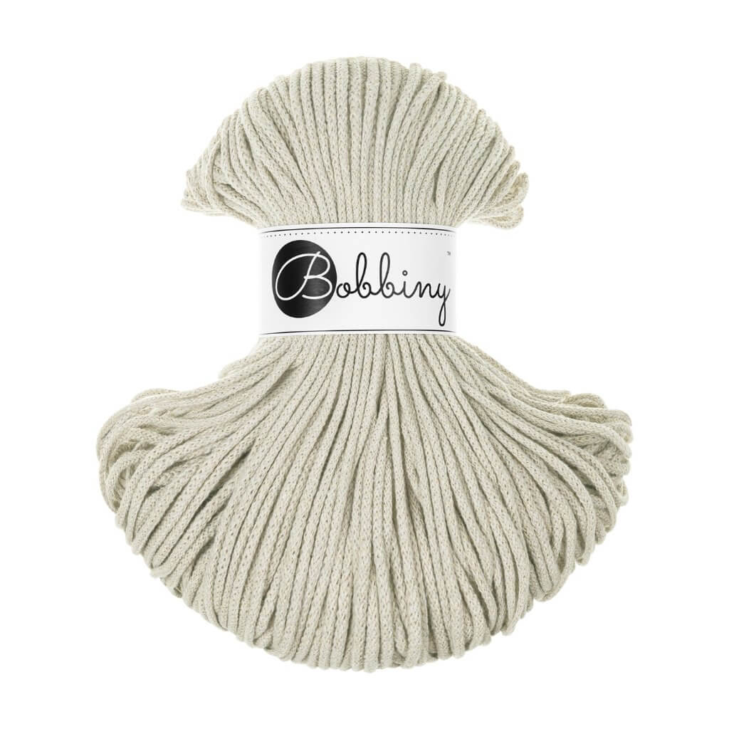 Bobbiny Makramee Pale Olive Bobbiny Kordel Junior 3mm x 100 m Lieblingsgarn