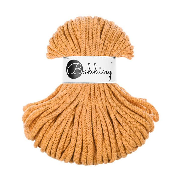 Bobbiny Premium Kordel 5 mm x 50 m, Farbe Orange – Baumwolle bei Lieblingsgarn