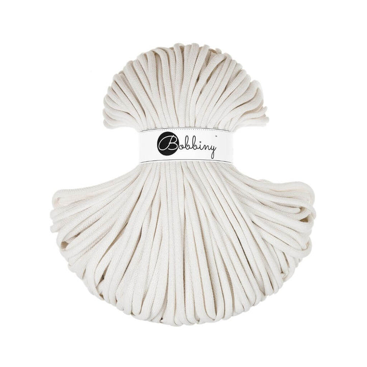 Bobbiny Off White Bobbiny 9mm Jumbo Kordel Lieblingsgarn
