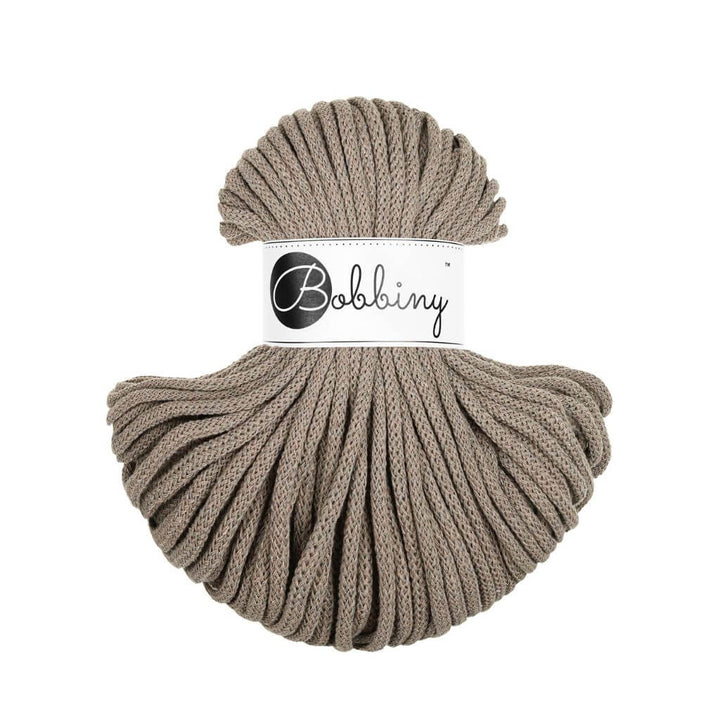 Bobbiny Premium Kordel 5 mm x 50 m, Farbe Coffee – Baumwolle bei Lieblingsgarn