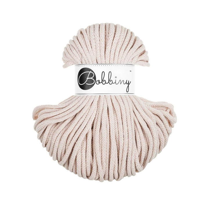 Bobbiny Premium Kordel 5 mm x 50 m, Farbe Nude – Baumwolle bei Lieblingsgarn