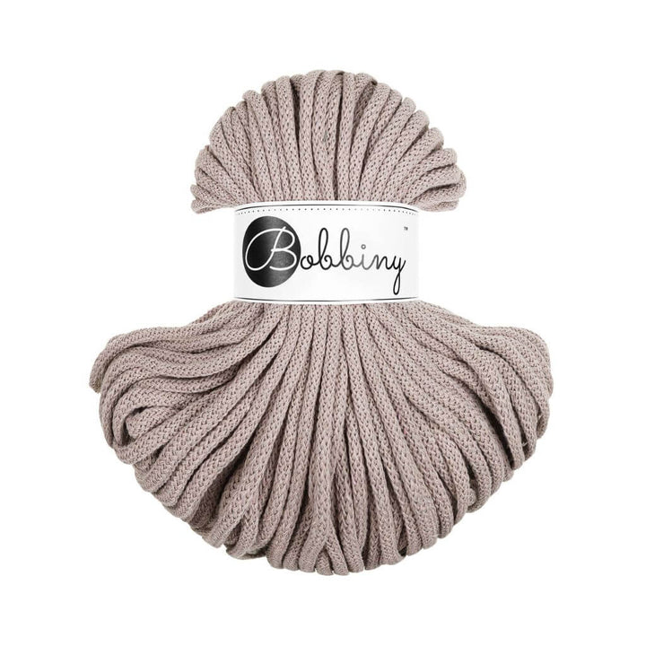 Bobbiny Premium Kordel 5 mm x 50 m, Farbe Pearl – Baumwolle bei Lieblingsgarn