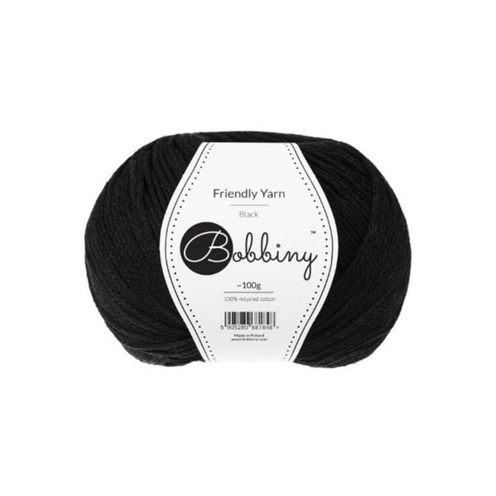 Bobbiny Friendly Yarn black bei bei bei bei bei bei bei Lieblingsgarn