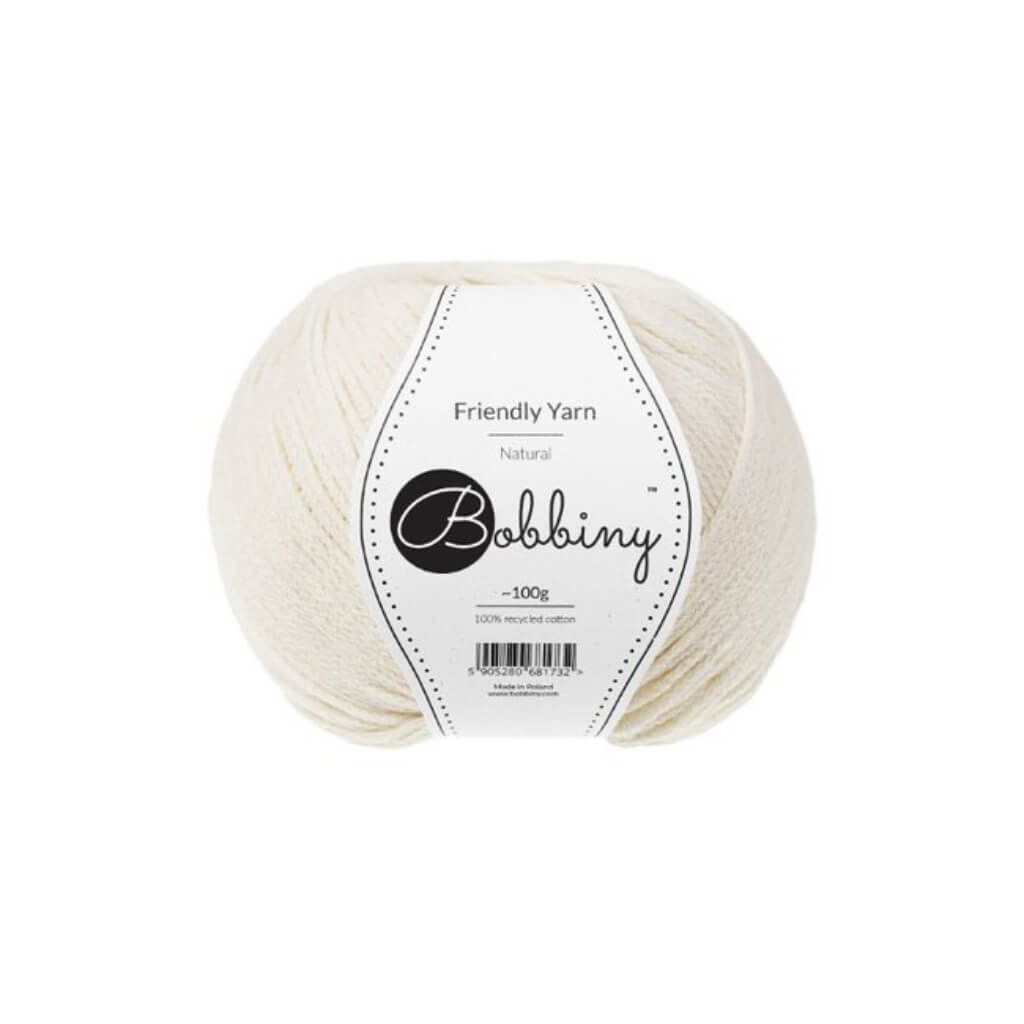 Bobbiny Friendly Yarn, Farbe natural – Baumwolle bei Lieblingsgarn