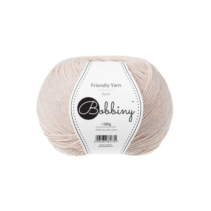 Bobbiny Friendly Yarn, Farbe nude – Baumwolle bei Lieblingsgarn