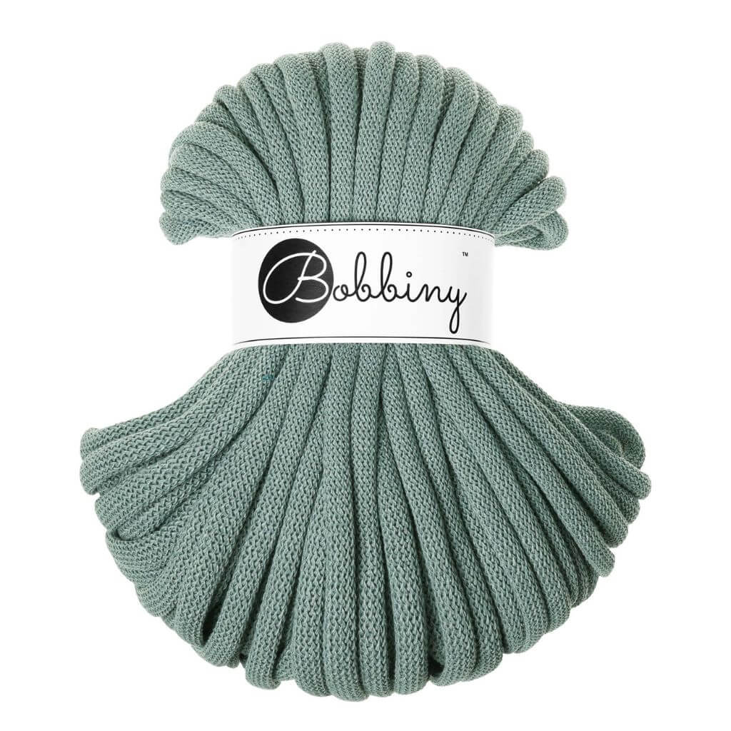 Bobbiny Jumbo Kordel 9 mm x 30 m, Farbe Laurel – Baumwolle und Synthetik bei Lieblingsgarn
