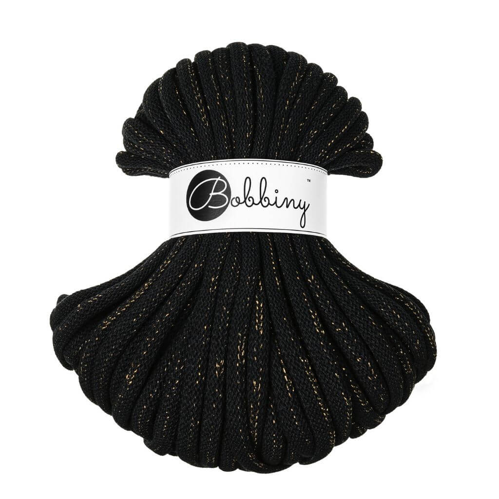 Bobbiny Golden Black Bobbiny Jumbo Kordel 9 mm x 30 m bei bei bei bei bei bei bei bei Lieblingsgarn