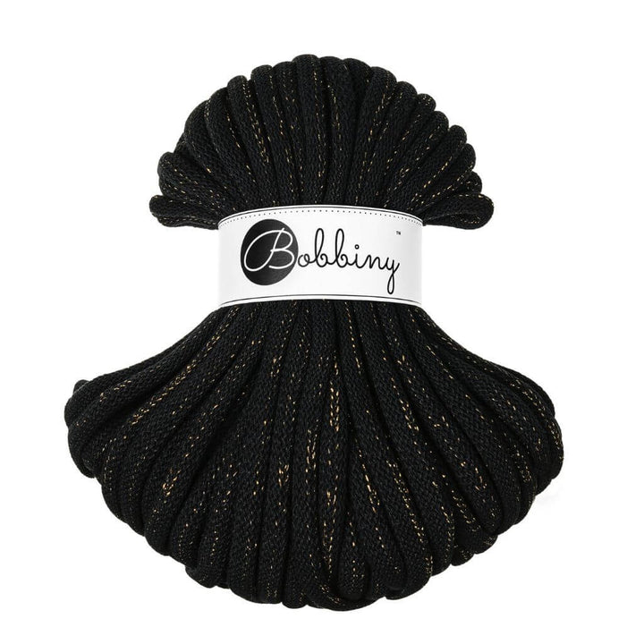 Bobbiny Golden Black Bobbiny Jumbo Kordel 9 mm x 30 m bei bei bei bei bei bei bei bei Lieblingsgarn