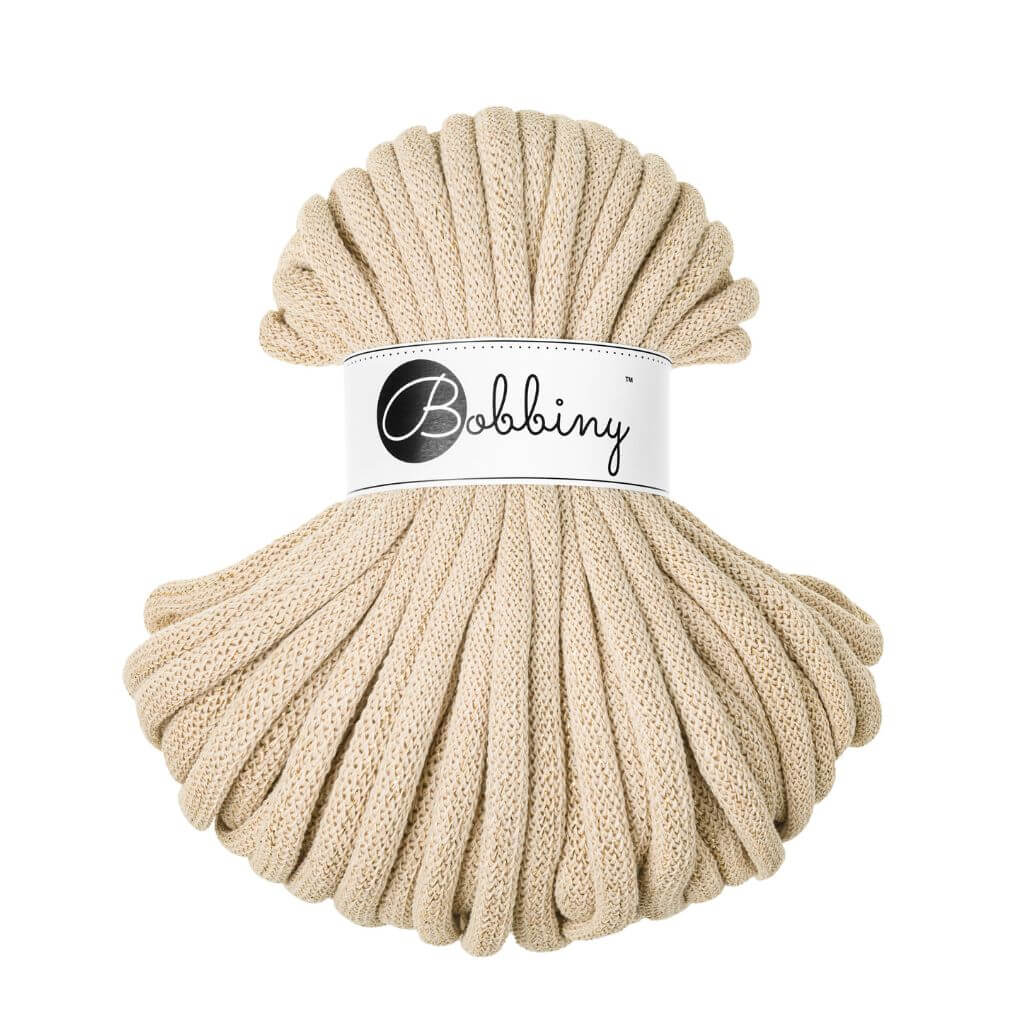 Bobbiny Golden Warm Beige Bobbiny Jumbo Kordel 9 mm x 30 m bei bei bei bei bei bei bei bei Lieblingsgarn