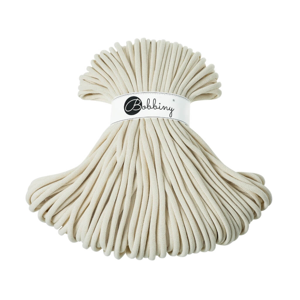 Bobbiny Natural Bobbiny 9mm Jumbo Kordel Lieblingsgarn