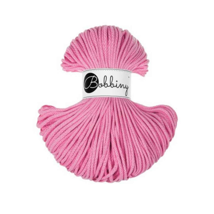 Bobbiny Kordel Junior 3mm x 100 m, Farbe Bubblegum – Baumwolle bei Lieblingsgarn