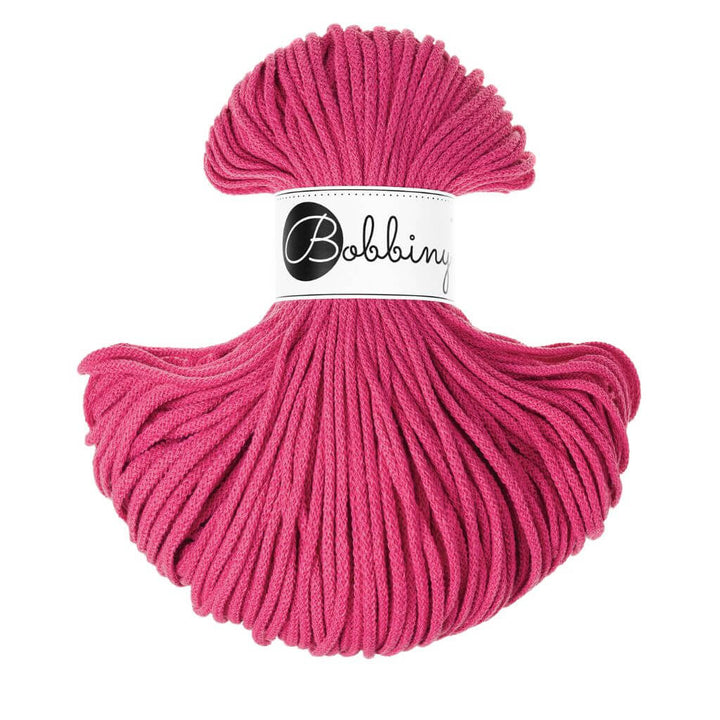 Bobbiny Makramee Dopamine Pink Bobbiny Kordel Junior 3mm x 100 m Lieblingsgarn