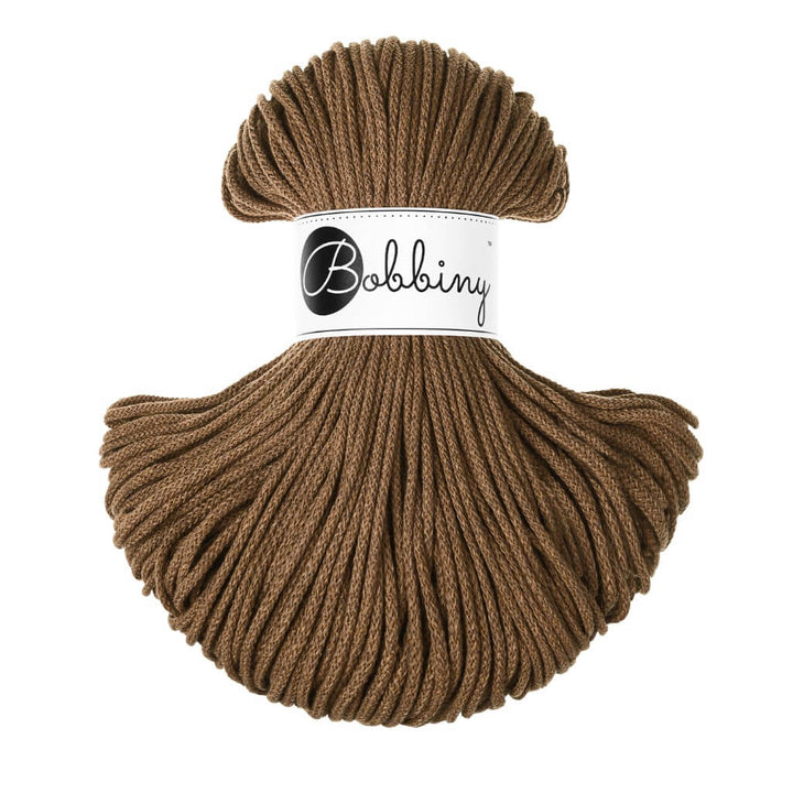 Bobbiny Makramee Nut Brown Bobbiny Kordel Junior 3mm x 100 m Lieblingsgarn