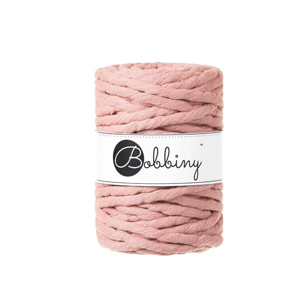 Bobbiny Makramee Garn 9mm x 30 m, Farbe Blush – Baumwolle bei Lieblingsgarn