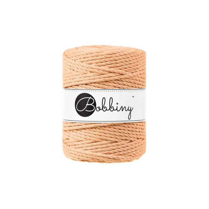Bobbiny Makramee Peach Fuzz Bobbiny Makramee Garn 5 mm x 100 m gedreht Lieblingsgarn
