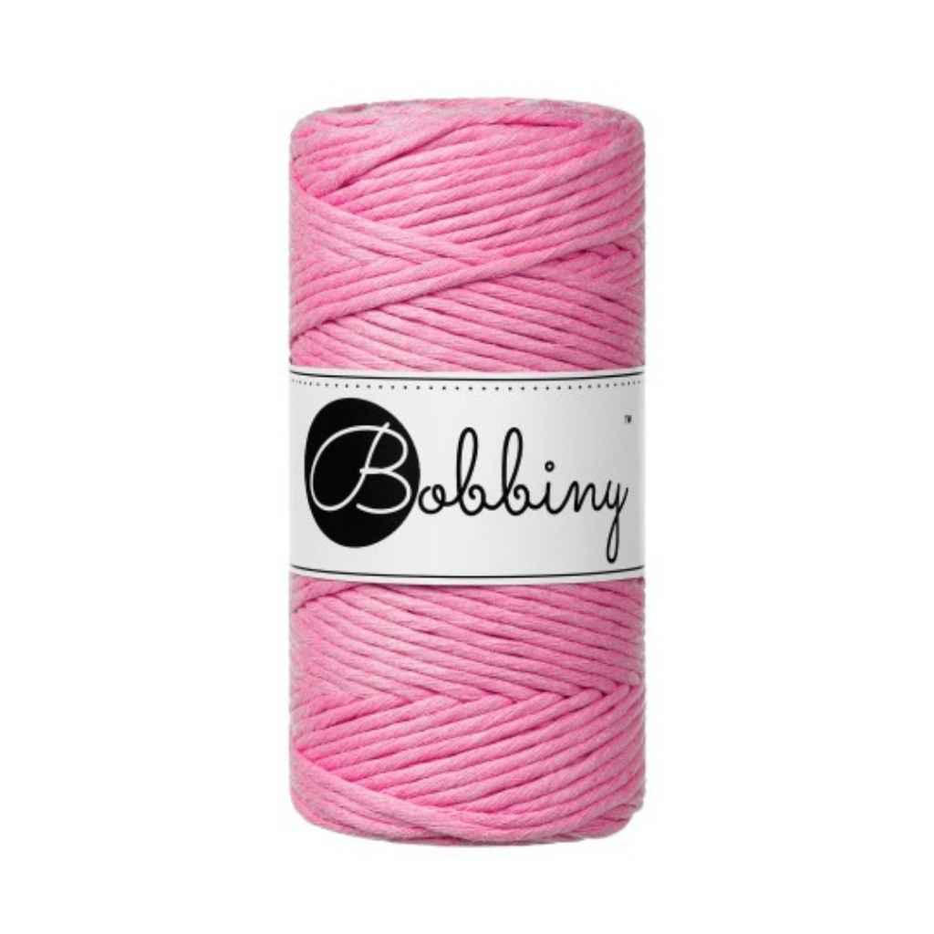 Bobbiny Makramee Garn 3mm, Farbe Bubblegum – Baumwolle bei Lieblingsgarn