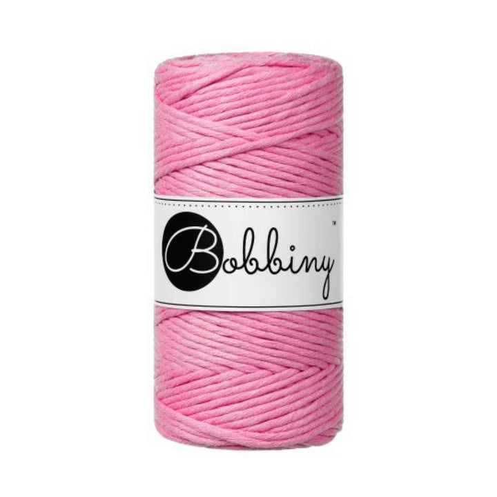 Bobbiny Makramee Garn 3mm, Farbe Bubblegum – Baumwolle bei Lieblingsgarn