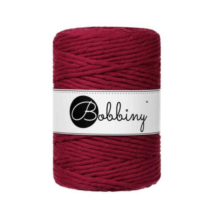 Bobbiny Red Velvet Bobbiny Makramee Garn 5 mm x 100 m Lieblingsgarn