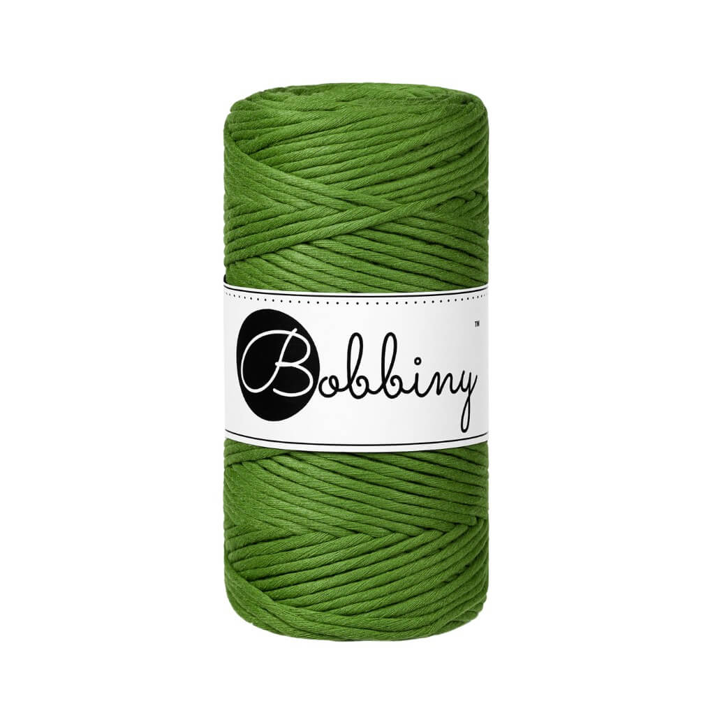 Bobbiny Makramee Garn 3mm, Farbe Moss Green – Baumwolle bei Lieblingsgarn