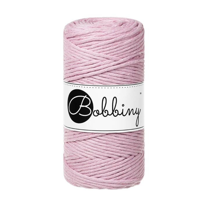 Bobbiny Makramee Garn 3mm, Farbe Dusty Rose – Baumwolle bei Lieblingsgarn