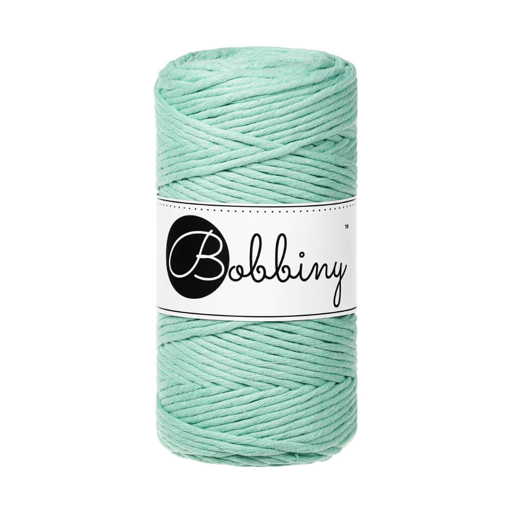 Bobbiny Makramee Garn 3mm, Farbe Jelly Mint – Baumwolle bei Lieblingsgarn