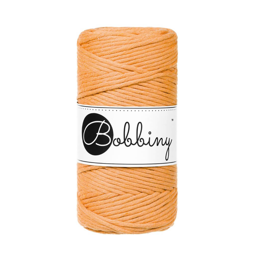 Bobbiny Makramee Garn 3mm, Farbe Orange – Baumwolle bei Lieblingsgarn