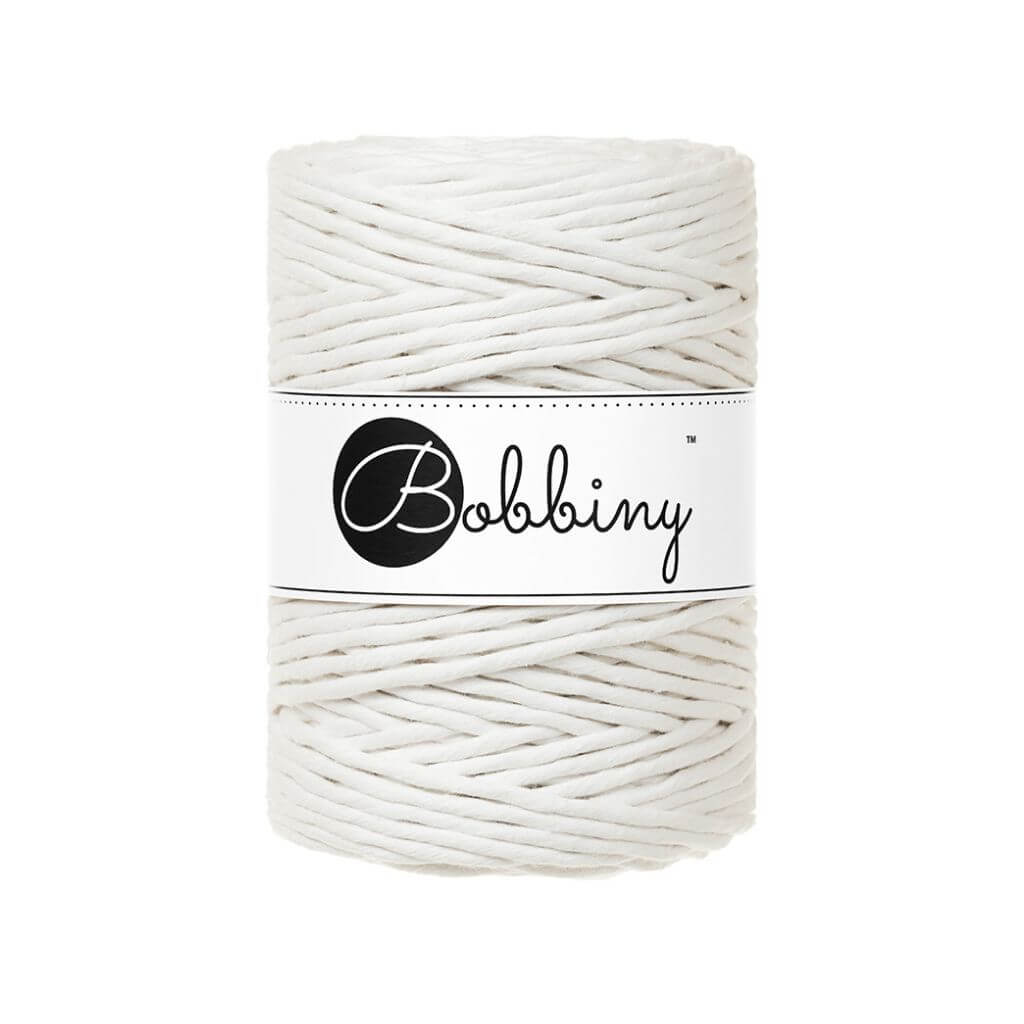 Bobbiny Off White Bobbiny Makramee Garn 5 mm x 100 m Lieblingsgarn