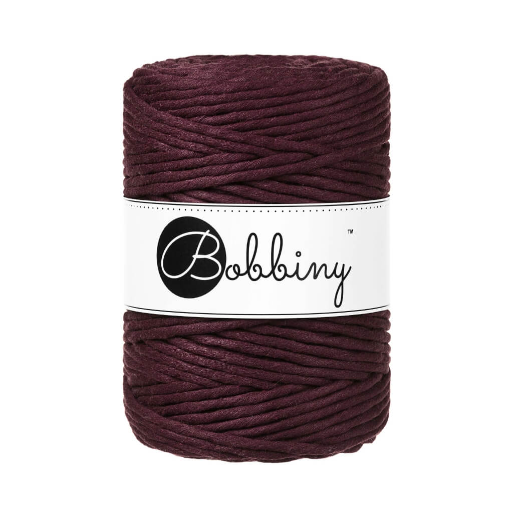 Bobbiny Burgundy Bobbiny Makramee Garn 5 mm x 100 m Lieblingsgarn