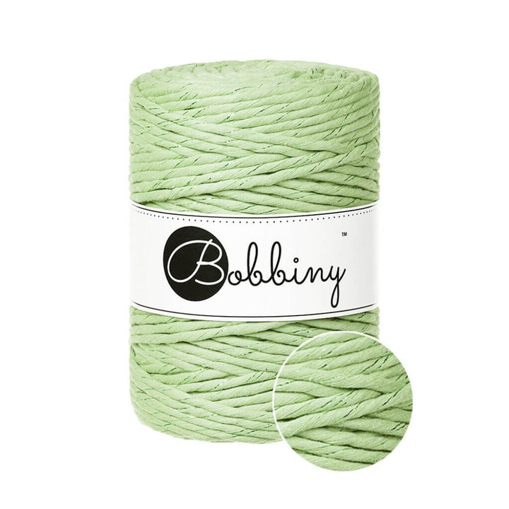 Bobbiny Unicolor Matcha Bobbiny Makramee Garn 5 mm x 100 m Lieblingsgarn