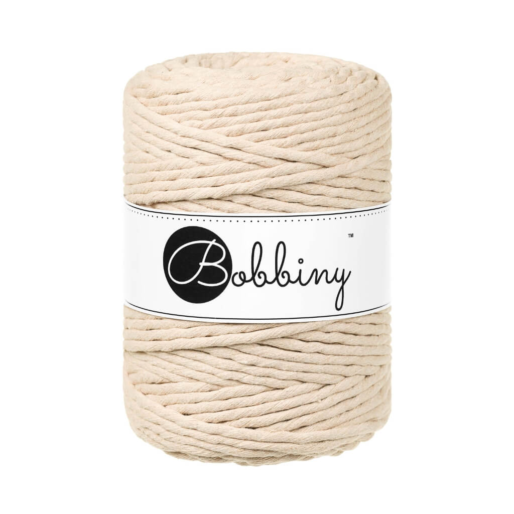 Bobbiny Warm Beige Bobbiny Makramee Garn 5 mm x 100 m Lieblingsgarn