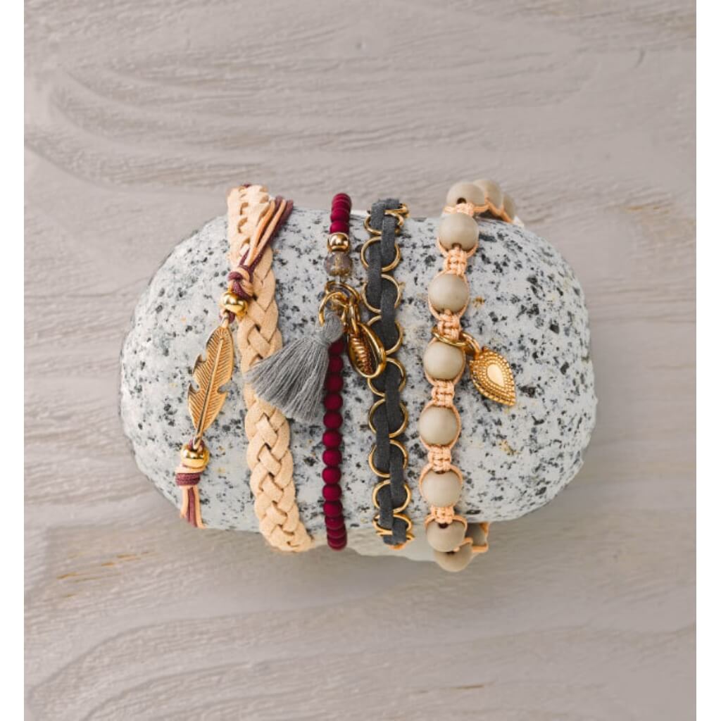 Topp TOPP Boho-Schmuck Love &amp; Peace - Schmuckset bei bei bei bei bei Lieblingsgarn
