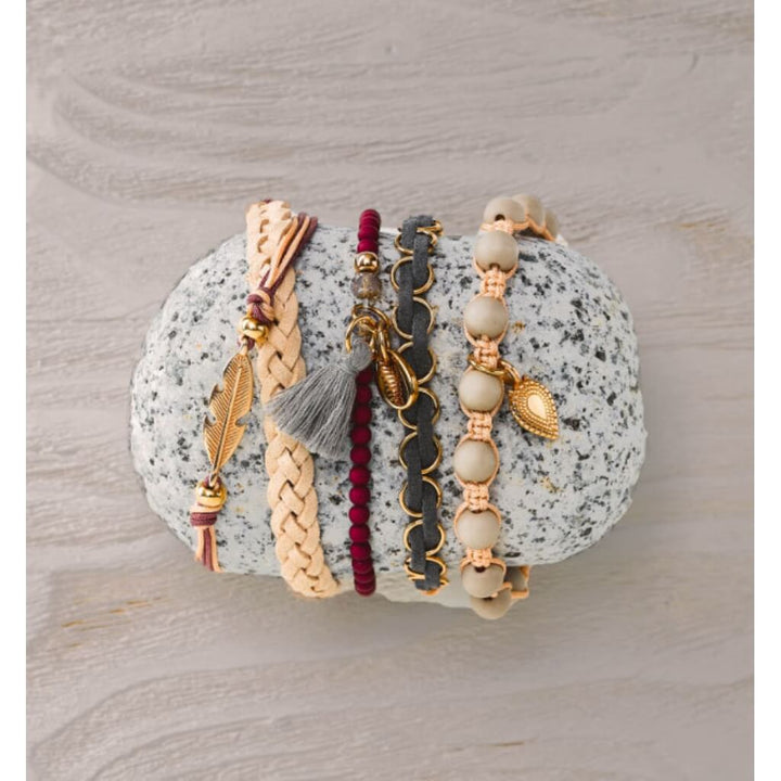 Topp TOPP Boho-Schmuck Love &amp; Peace - Schmuckset bei bei bei bei bei Lieblingsgarn