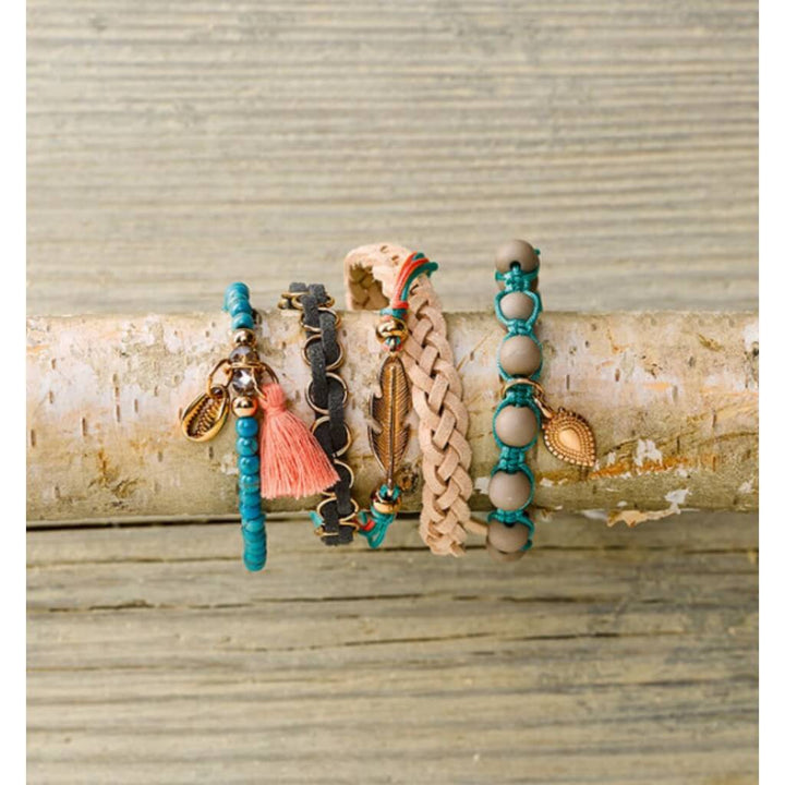 Topp TOPP Boho-Schmuckset Wild &amp; Free bei bei bei bei Lieblingsgarn