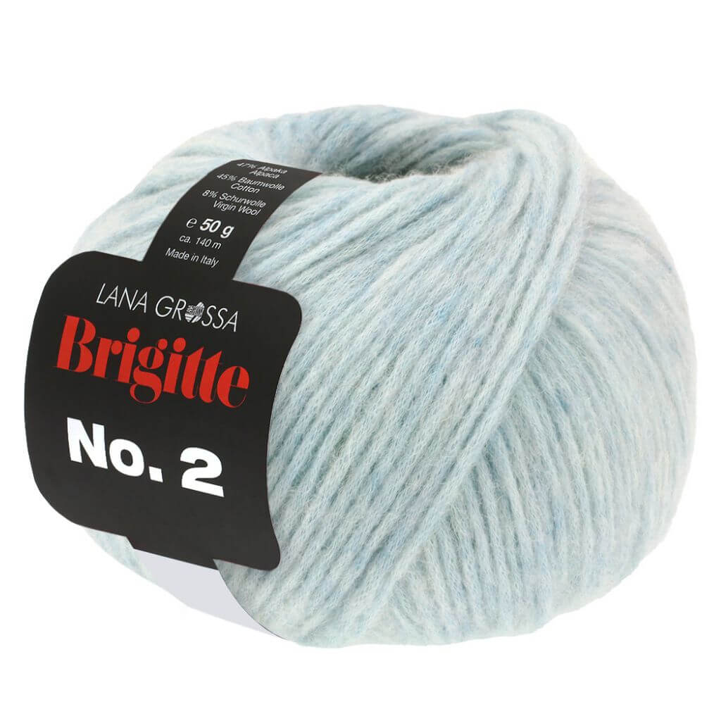 Lana Grossa 65 - Lichtblau Lana Grossa Brigitte No. 2 50 g Lieblingsgarn