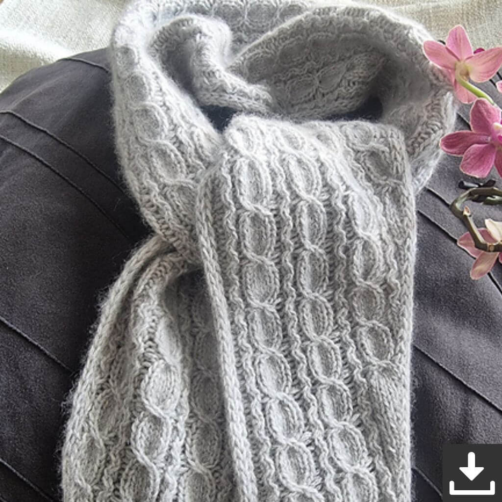Miene Knits Budburst Scarf Strickanleitung - Miene Knits (PDF) bei bei bei bei Lieblingsgarn
