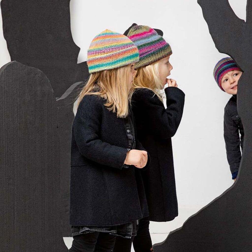 Lang Yarns Pattern Bunte Kinder Mütze Strickanleitung - Lang Yarns (PDF) bei bei bei bei Lieblingsgarn
