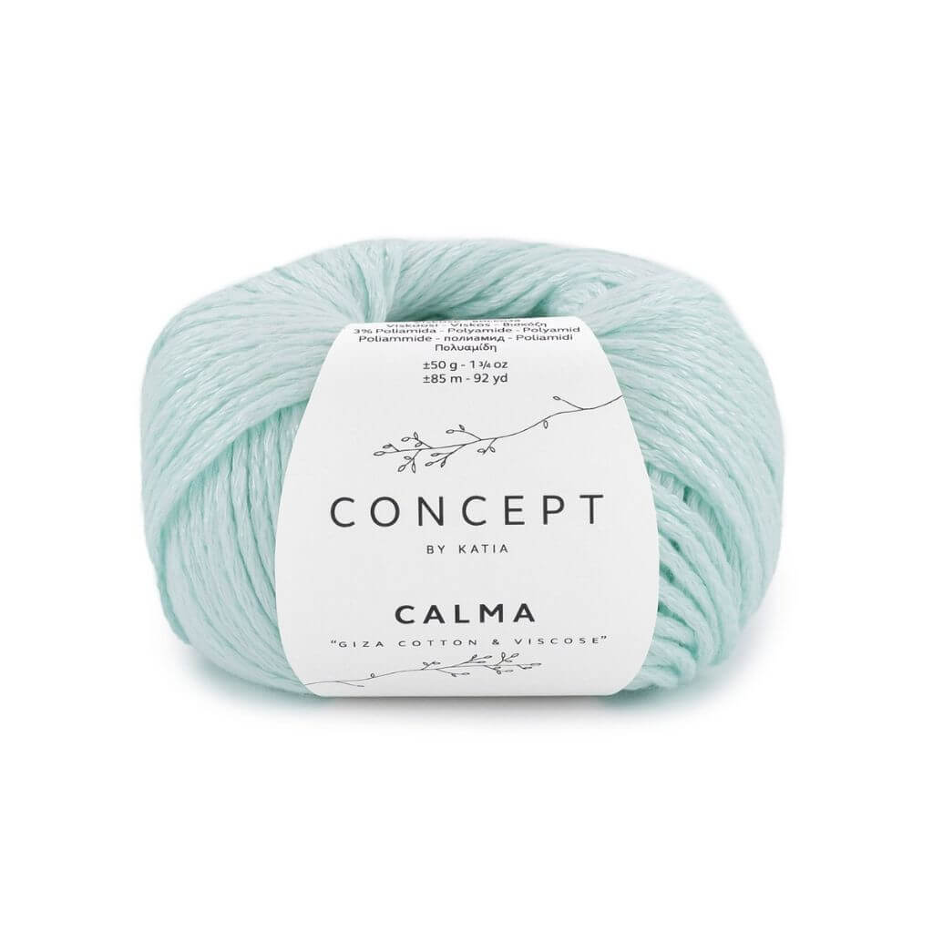 Katia Concept Calma, Farbe 52 Wasserblau – Baumwolle und Viskose bei Lieblingsgarn