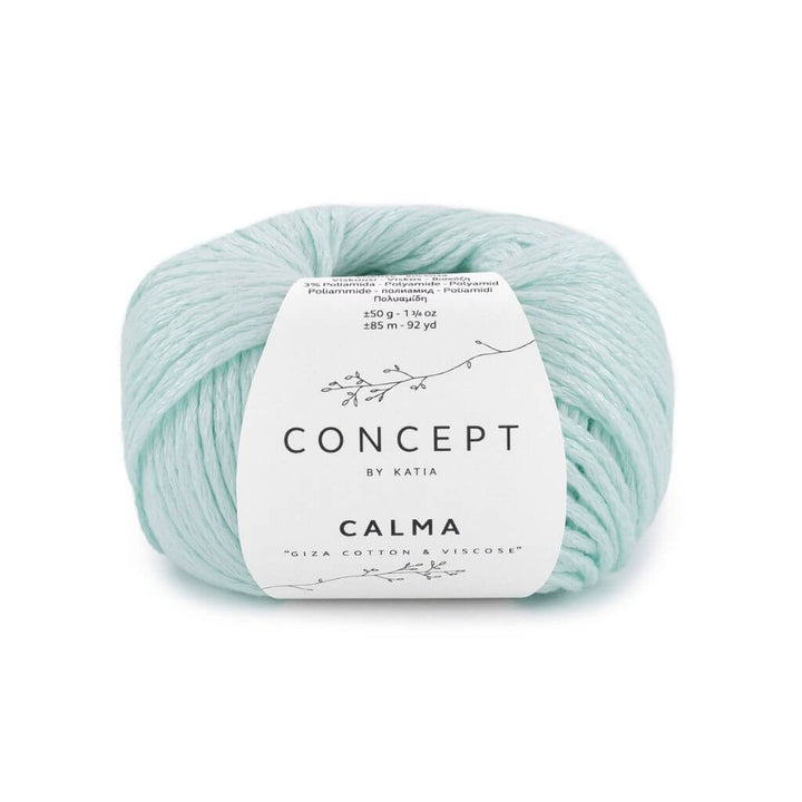 Katia Concept Calma, Farbe 52 Wasserblau – Baumwolle und Viskose bei Lieblingsgarn