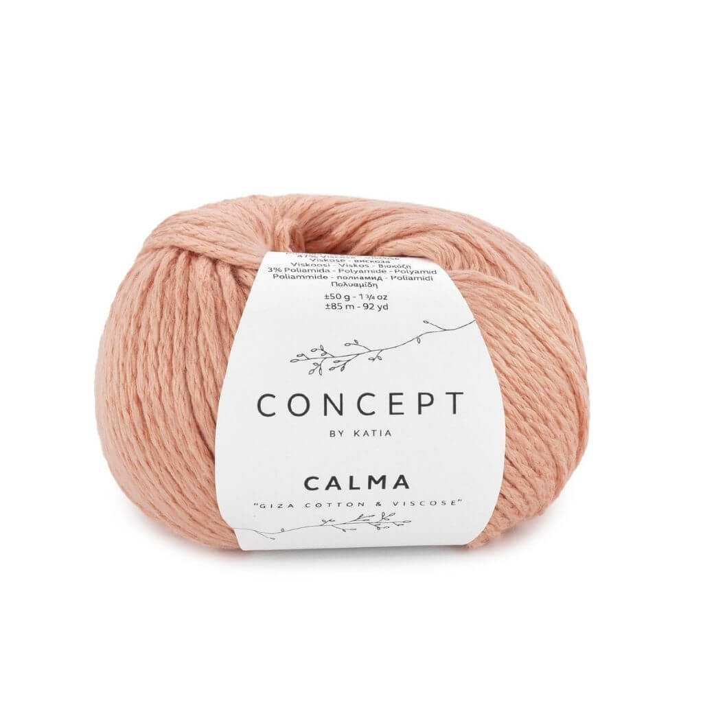 Katia Concept Calma, Farbe 55 Koralle – Baumwolle und Viskose bei Lieblingsgarn