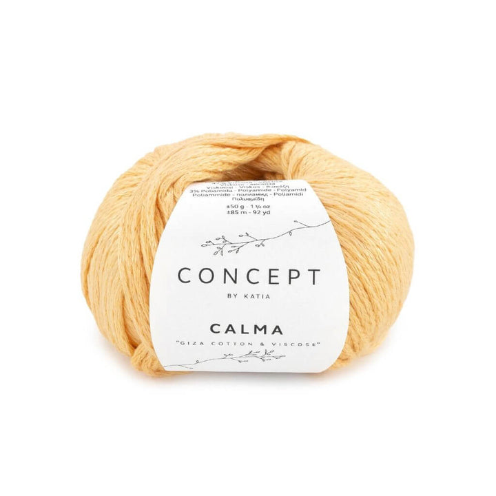 Katia Concept Calma, Farbe 56 Pastellorange – Baumwolle und Viskose bei Lieblingsgarn