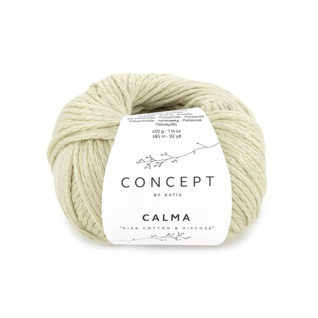 Katia Concept Calma, Farbe 58 Blassgrün – Baumwolle und Viskose bei Lieblingsgarn