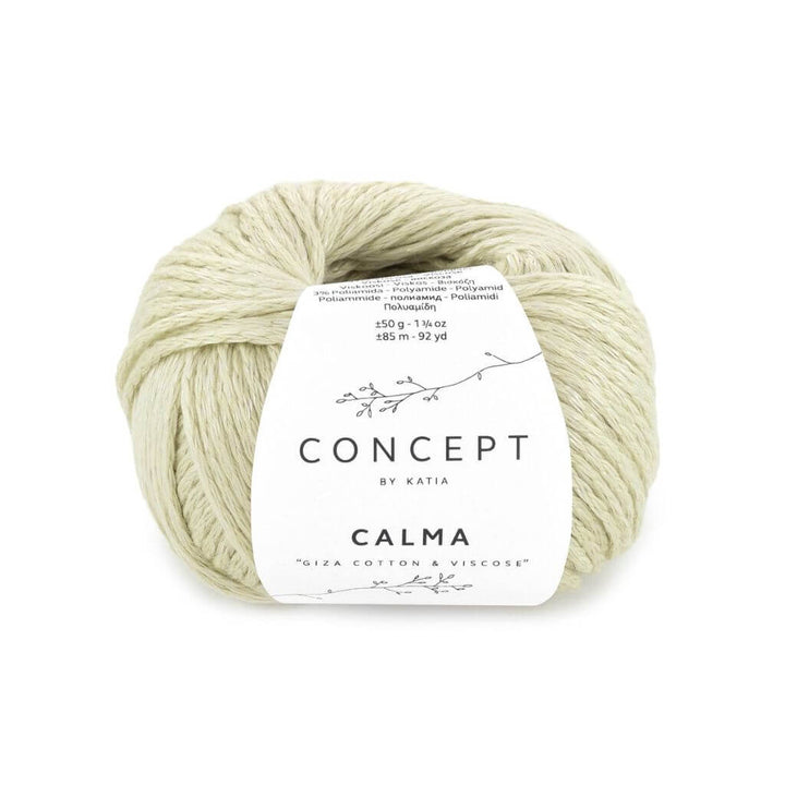 Katia Concept Calma, Farbe 58 Blassgrün – Baumwolle und Viskose bei Lieblingsgarn
