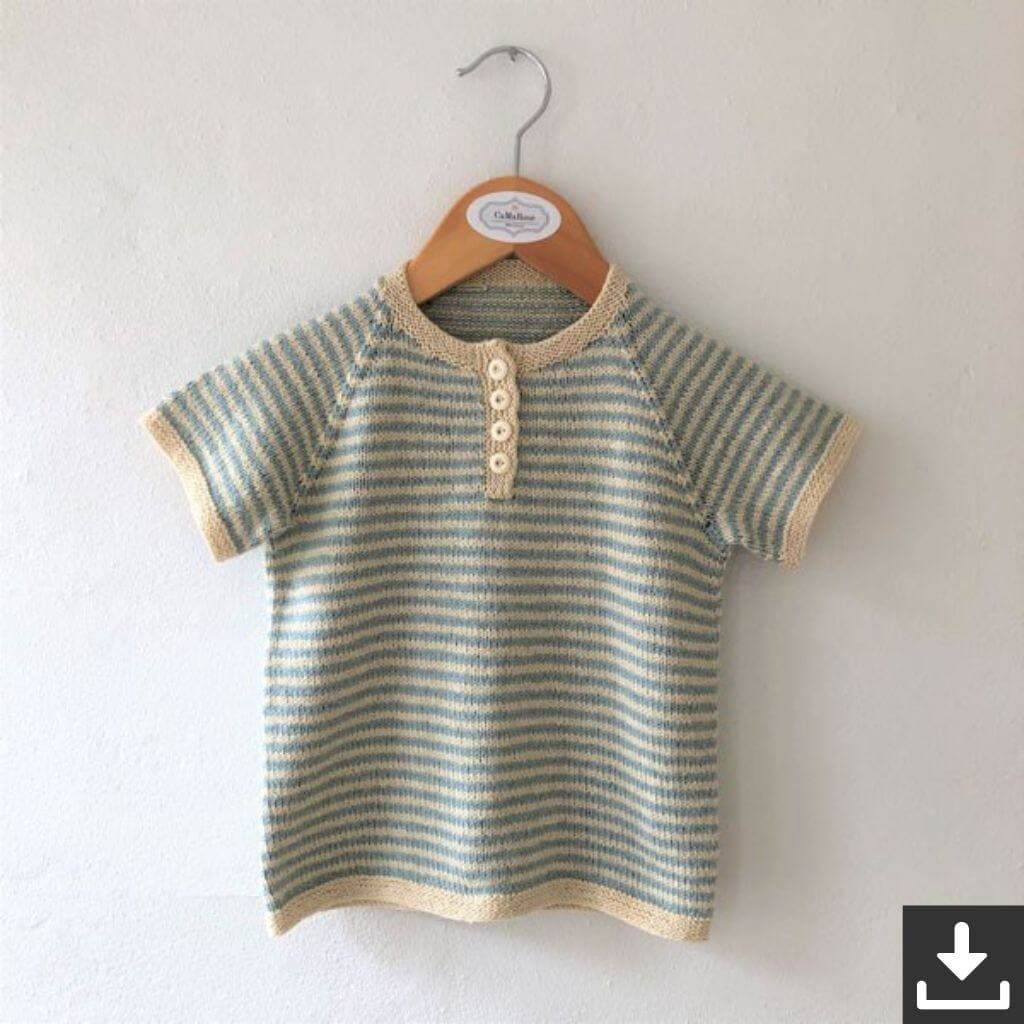 CaMaRose Pattern Eriks T-Shirt Strickanleitung - CaMaRose (PDF) bei bei bei bei Lieblingsgarn