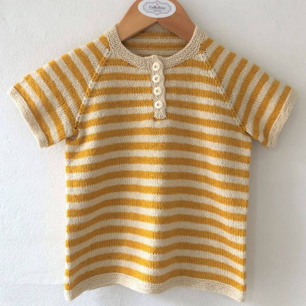 CaMaRose Pattern Eriks T-Shirt Strickanleitung - CaMaRose (PDF) bei bei bei bei Lieblingsgarn