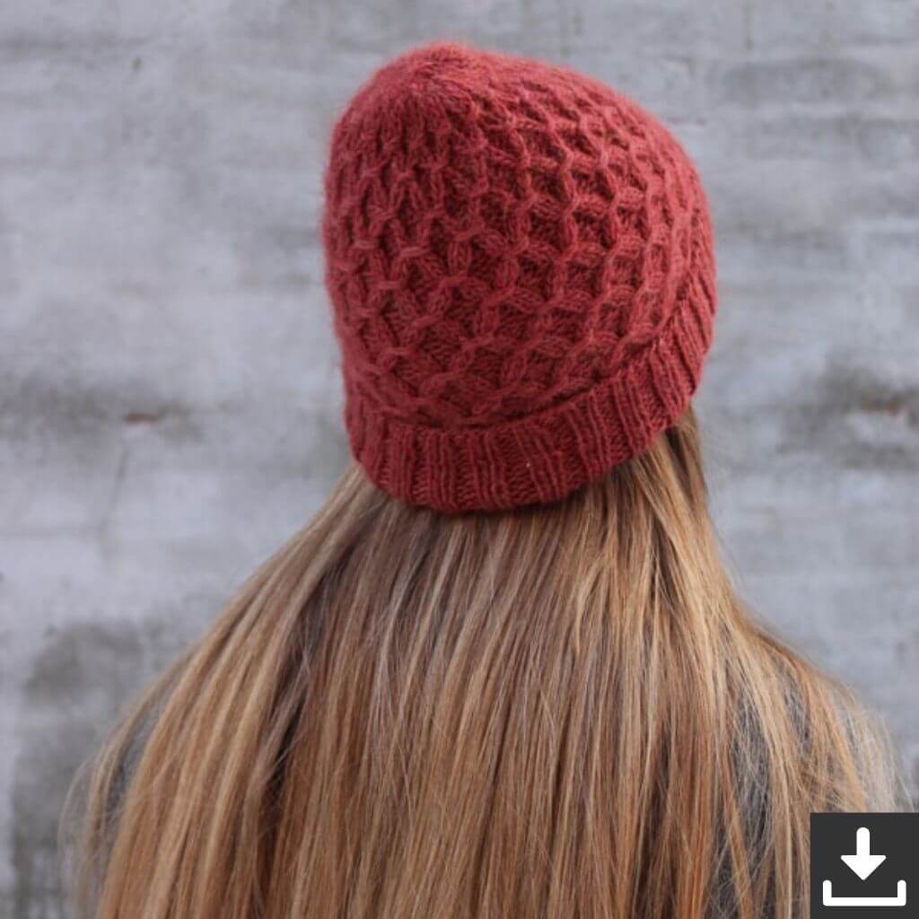 CaMaRose Pattern Smock Beanie Strickanleitung - CaMaRose (PDF) bei bei bei bei Lieblingsgarn