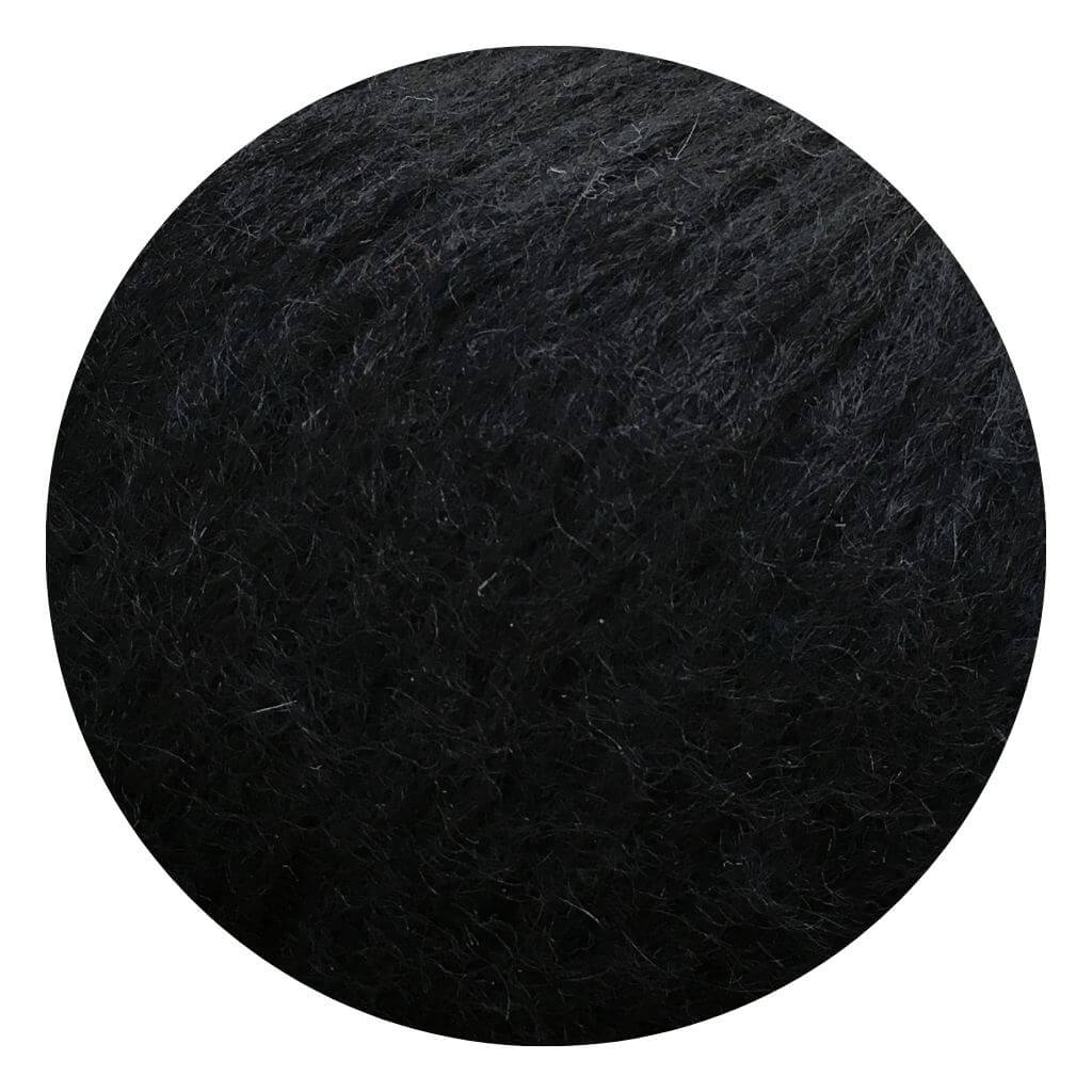 CaMaRose Snefnug, Farbe 7325 Sort – Alpaka, Baumwolle und Merino bei Lieblingsgarn