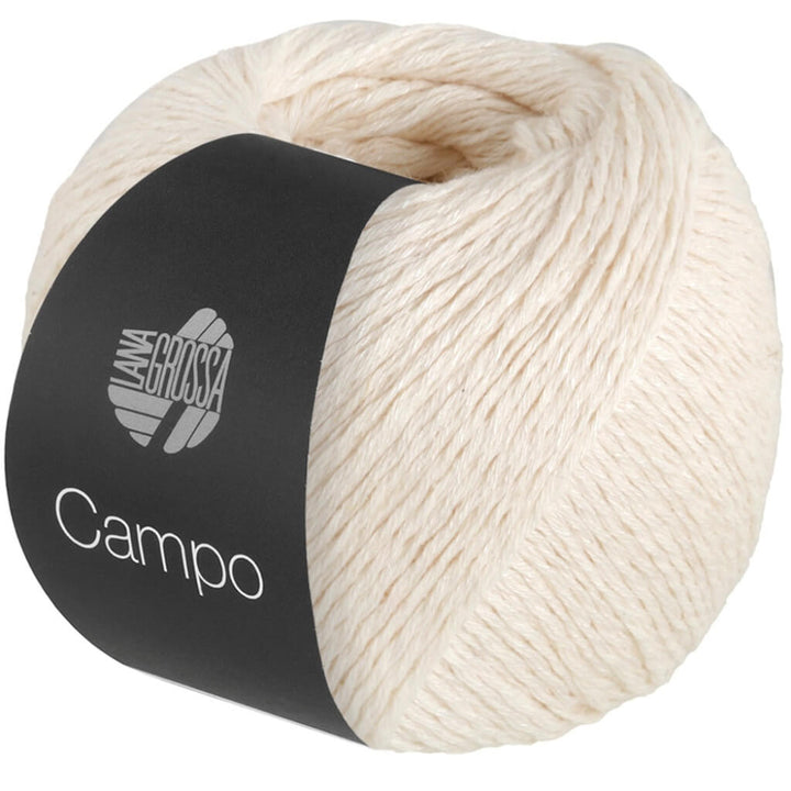 Lana Grossa Campo, Farbe 2 Creme – Baumwolle, Leinen und Viskose bei Lieblingsgarn